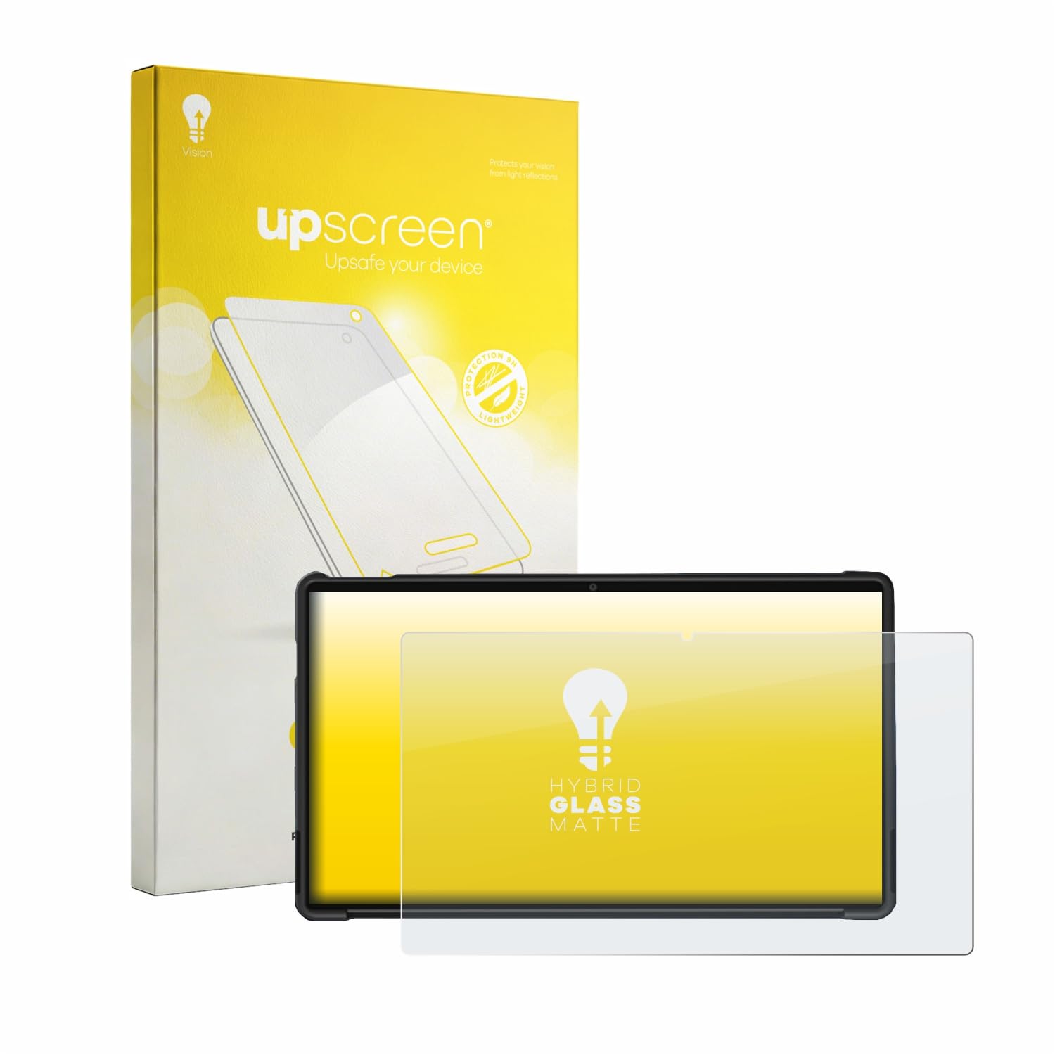 upscreen Lámina Cristales para Jumper 23 15.4" | , Mate Protección Pantalla Made in Germany, Anti-Reflejos 9H Dureza Hybrid Tempered Glass
