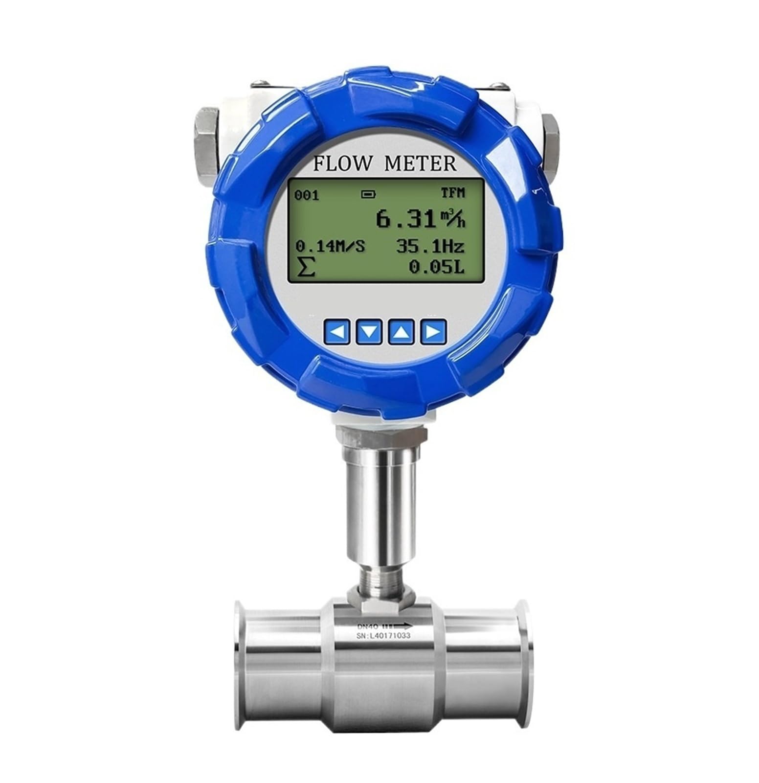 FQJYXWEWL Digital Water Flow Meter 4-20mA Output