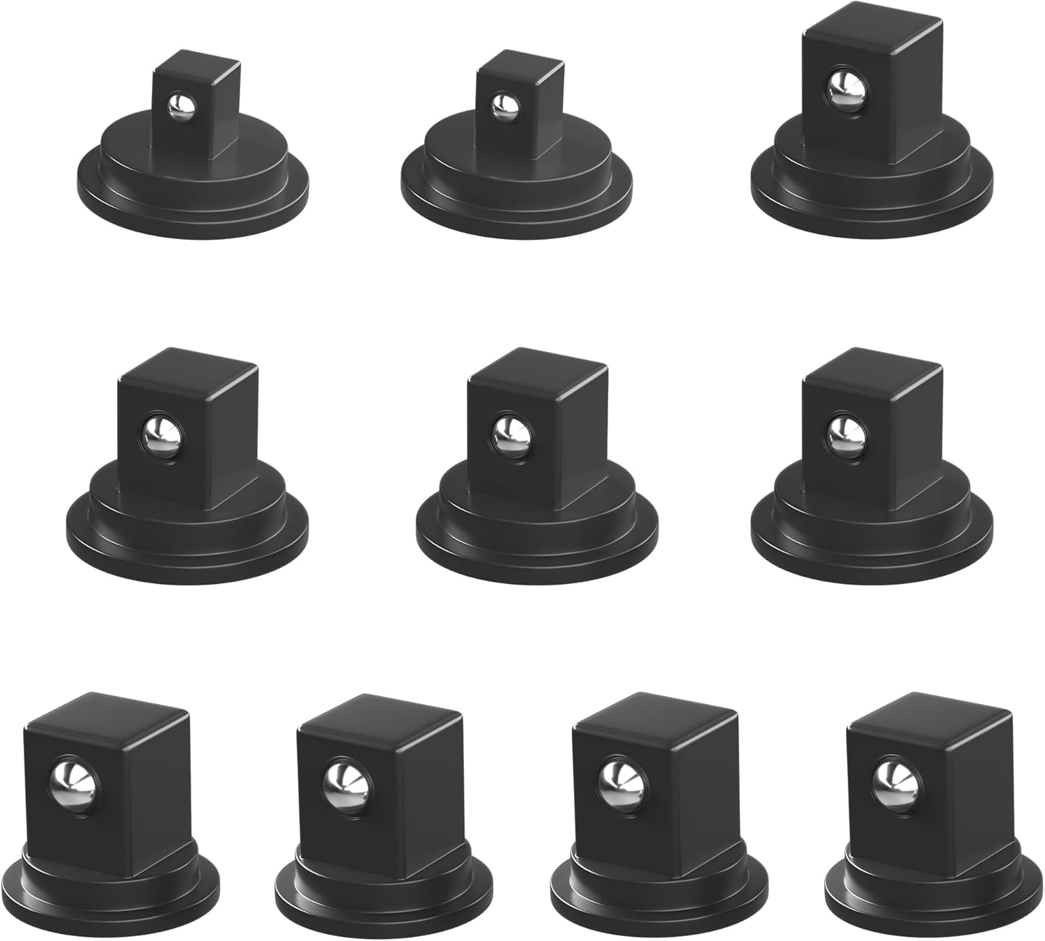 WORKPRO 10-Piece Socket Clips Set, 1/4", 3/8", 1/2" Drive for WORKPRO Magnetic Socket Organizer Rails