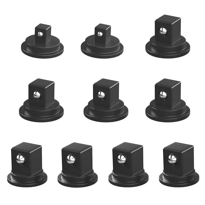 WORKPRO Kit com 10 Clipes para Soquetes com Encaixes de 6,35 mm, 9,5 mm e 12,7 mm W133806