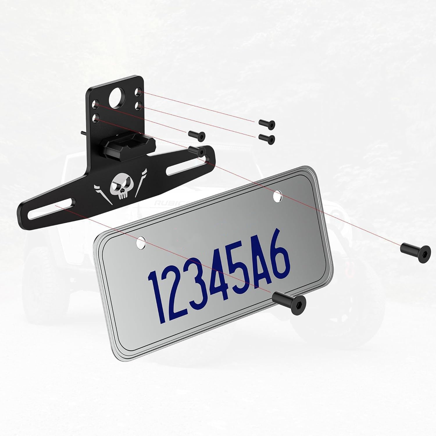 Amazon.com: PGFDXDBNM UTV License Plate Mount for CFMoto ZForce