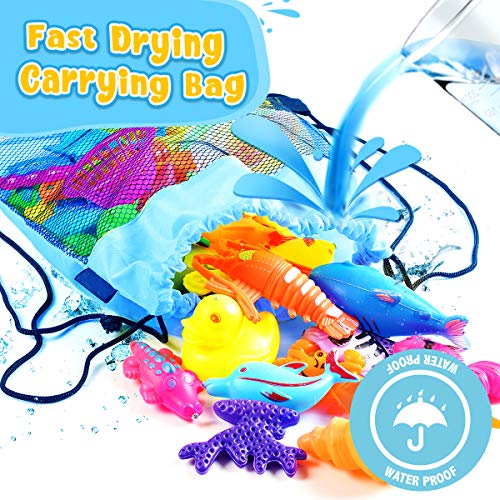Cheffun Fishing Water Pool Toys For Kids - Magnetic Fishing Game, Fishing Game, Pretend Play, Learning Resources, Kiddie Party Toy, Sea Animal Toys, Toddler Bath Toys, Bath Toys For Toddlers 3+, 4-6 #TOP2