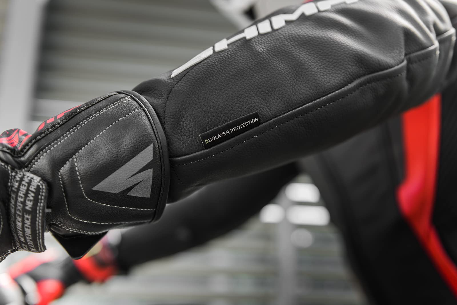 SHIMA CHASE Motorcycle Jacket for Men - Leather Biker Summer Riding Jacket Sport Ventilated with Shoulder Sliders CE — view 6