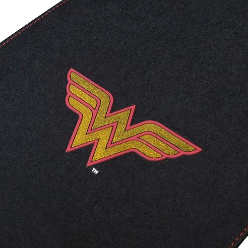 Miniatura 6 de BDK Warner Brothers DC Comics Classic Wonder Woman - Tapetes para automóvil, ajuste universal, juego de 4 piezas delanteras y traseras para