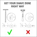 Pearl Shaving Men’s Premium Grooming/shaving Kit - Close Comb Double Edge Saftey Razor | Razor Stand | Shaving Brush | Post Shave Balm| 50 Blade Refill | Razors Diwali Gift Option gallery image