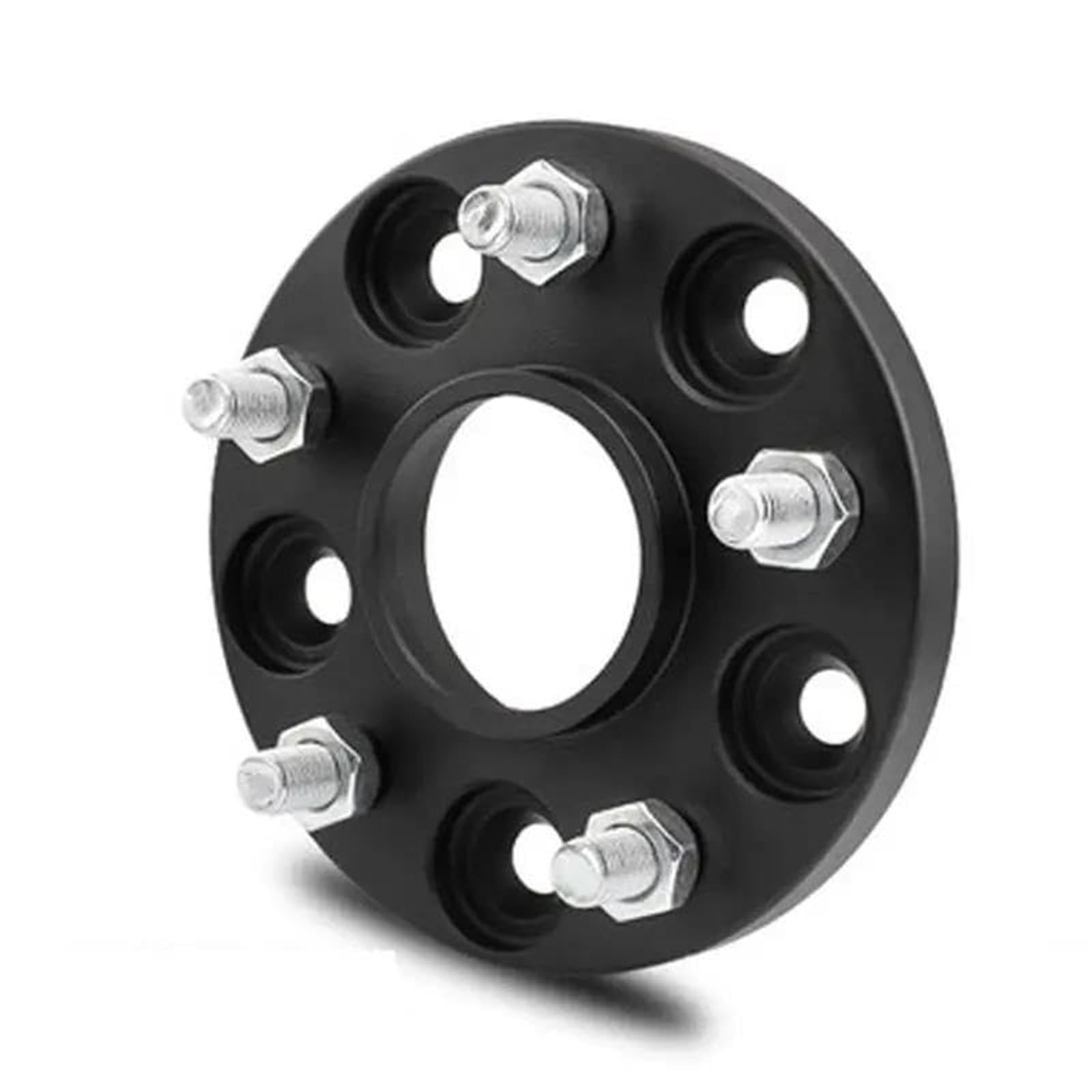 Dystanse 2 szt., do Mercedes-Benz, adaptery dystansowe kół PCD 5x112 66,6, kute 7075 aluminium czarne uszczelki do opon samochodowych podkładki kołnierzowe do opon Dystanse kół samochodowych(B