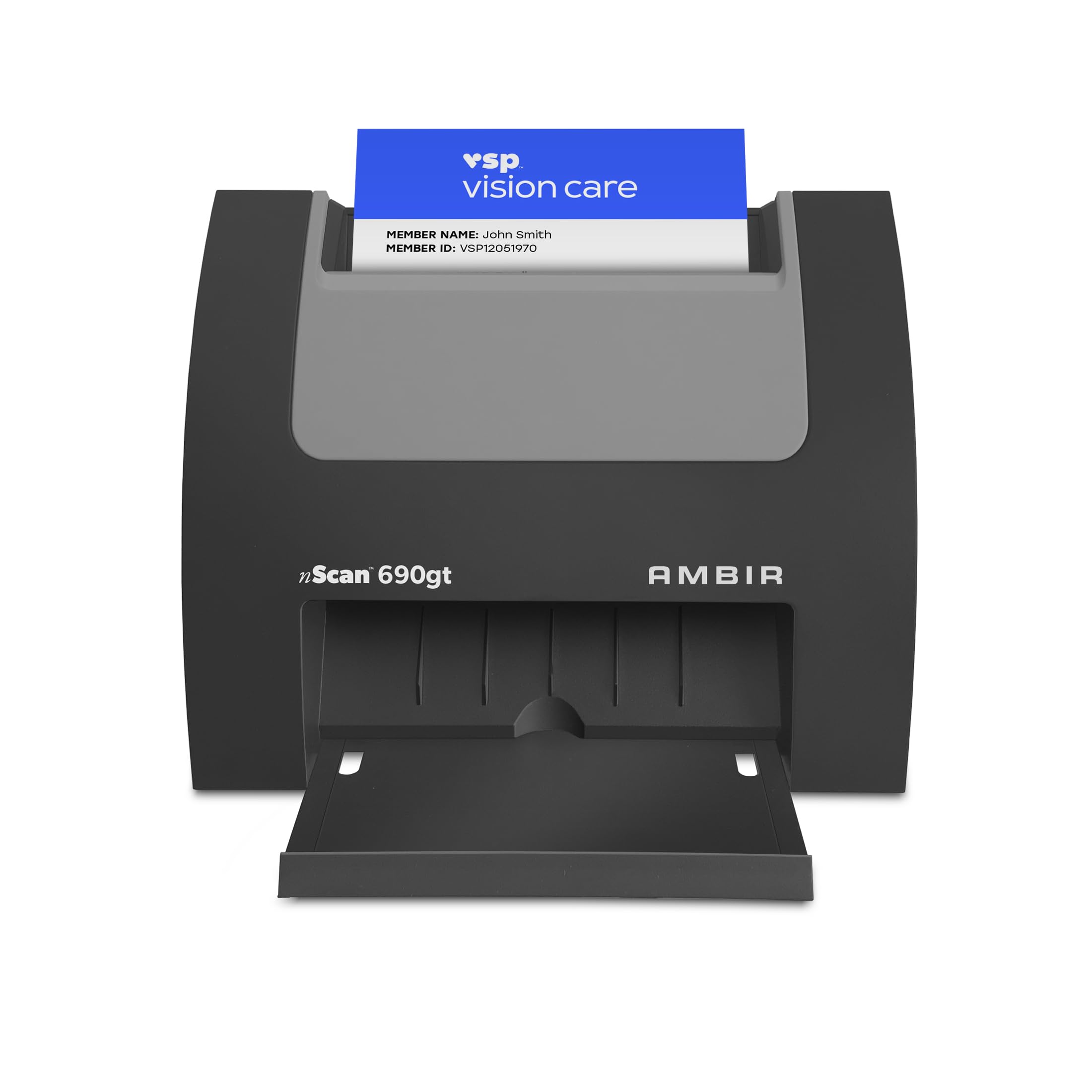 Ambir nScan 690gt-AS High-Speed Vertical Card Scanner for Windows PC and MAC