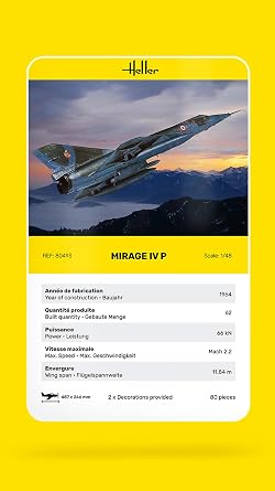 Heller Mirage IV P Airplane Model Building Kit