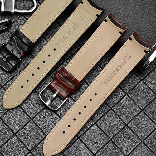 Correas de reloj de liberación rápida elásticas universales para pulsera cuero 4