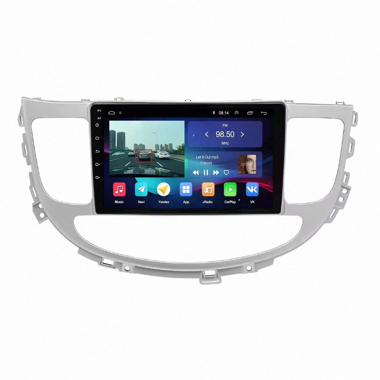 Schermo Auto con Carplay Wireless e Android Auto per Citroen C4 2 B7 2013-2016 Car Radio con Wifi, Gps Navi, Schermo Bluetooth, with Mirror, 8 Nucleo 4G+64G