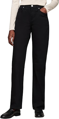 Tommy Hilfiger Vaqueros Mujer Classic Stay Straight Fit, Neg