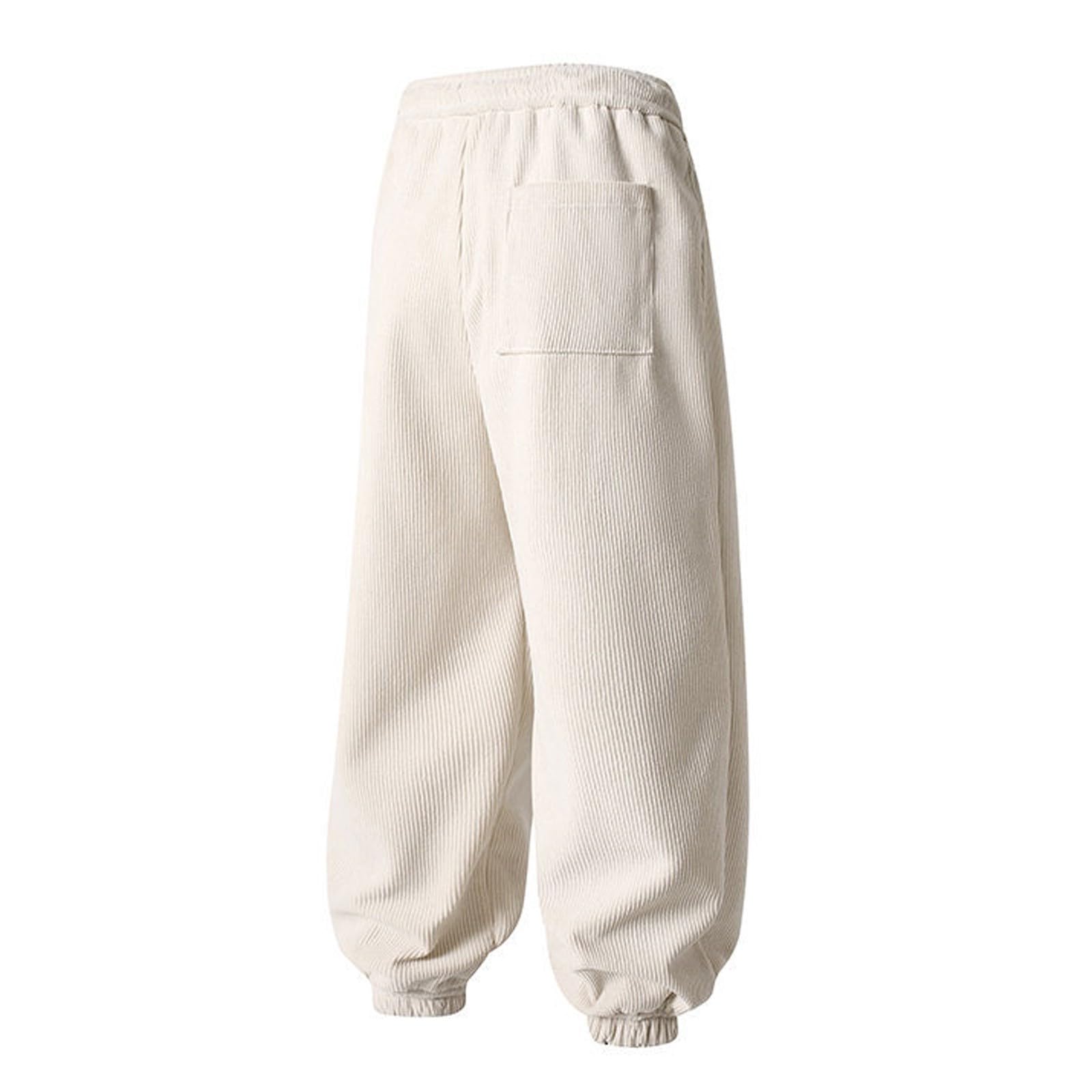 Pantalon de Jogging décontracté en Velours côtelé, Ample et Chaud, à la Mode, pour Un Usage Quotidien