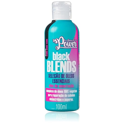 Óleo de Umectação Black Blends Soul Power - Nutre e Repara - 100ml