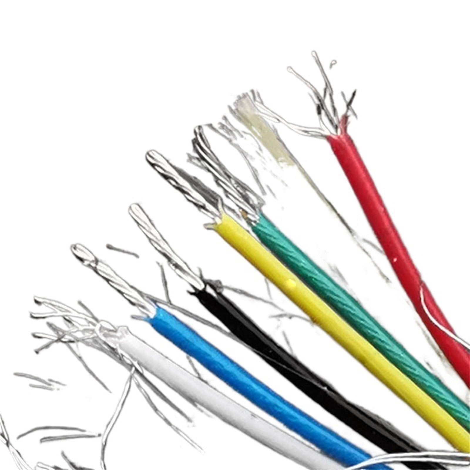 Cables de control apantallados, 30AWG, línea de cable control señal antiinterferencias, 10 metros for telar conector drones modelo DIY(10meter 2x30awg)