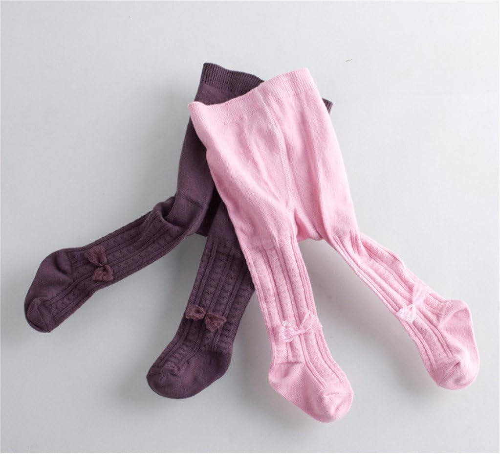 5 Pack Kids Baby Toddler Girls Bowknot Combed Cotton Thicken Tights Leggings Panties