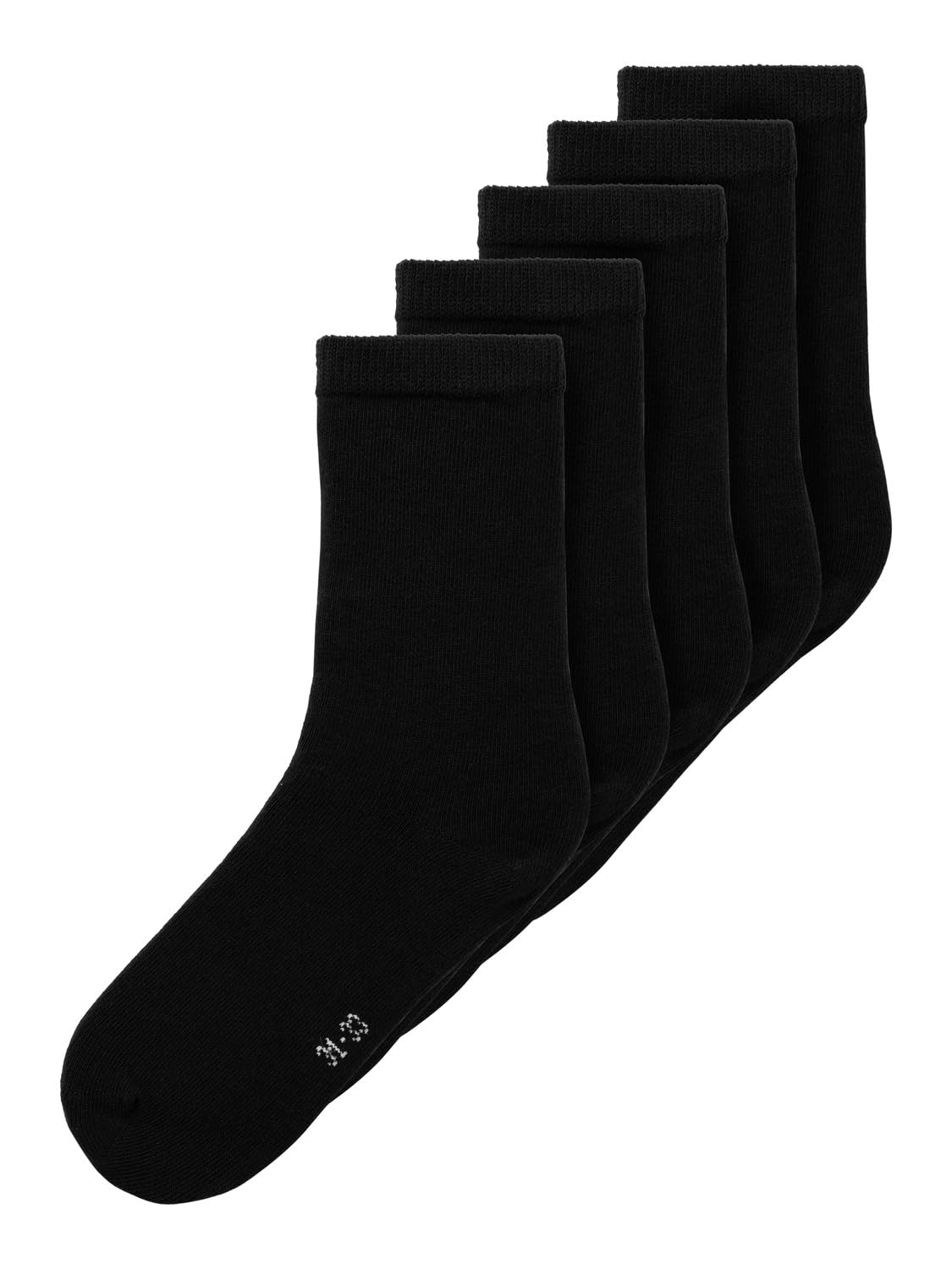 NAME IT Unisex Nknsock 5p Solid Noos Socken