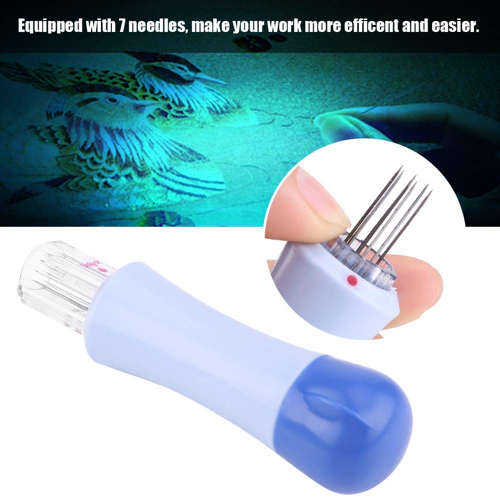 Needle Felting, Felting Needles Felting Needle Tool with 7 Needles Felting Punch Needle Tool for DIY Patchwork, Craft