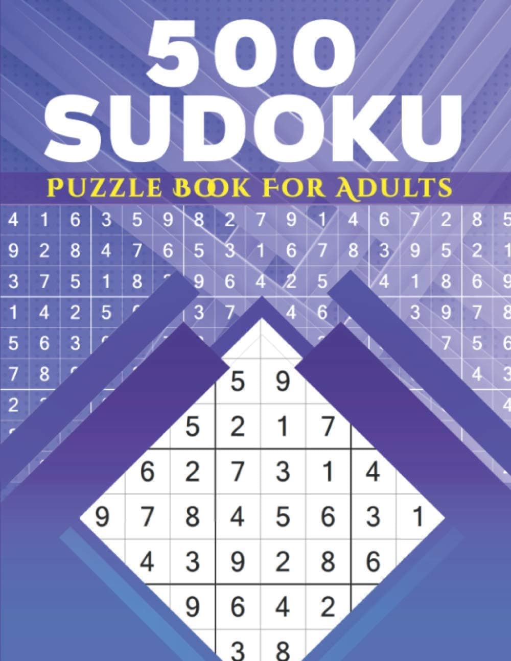 500 Sudoku Puzzle Book For Adults