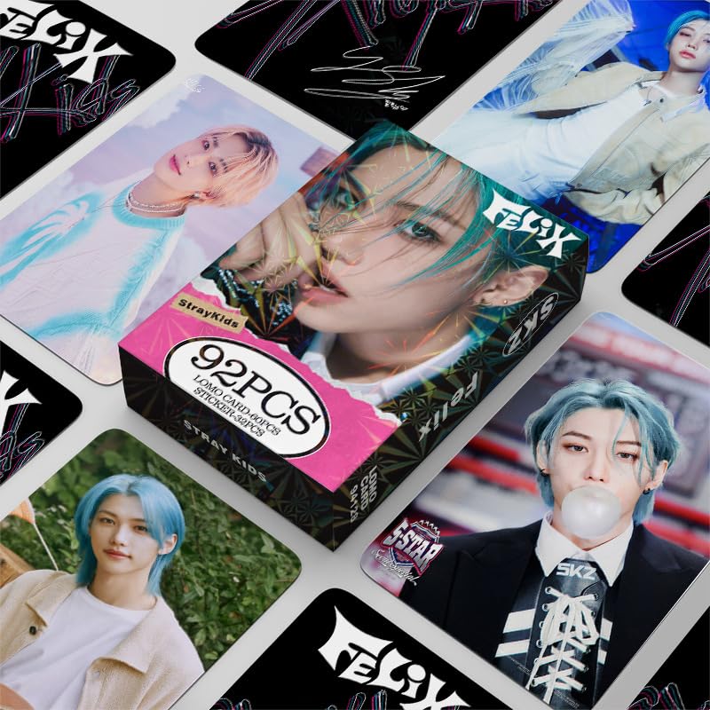 StrayKids Felix 紙類セット Felix Lee (Black Outfit) Realistisk : Amazon.pl: Dom i kuchnia