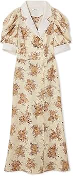 Amazon.co.jp: [スナイデル] マルチプリントパフスリーブワンピ