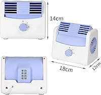 Vista 2 de Ventilador de refrigeración automotriz, ventilador de circulación de aire de refrigeración de 12 V CC, salida de aire ajustable de 2 velocidades