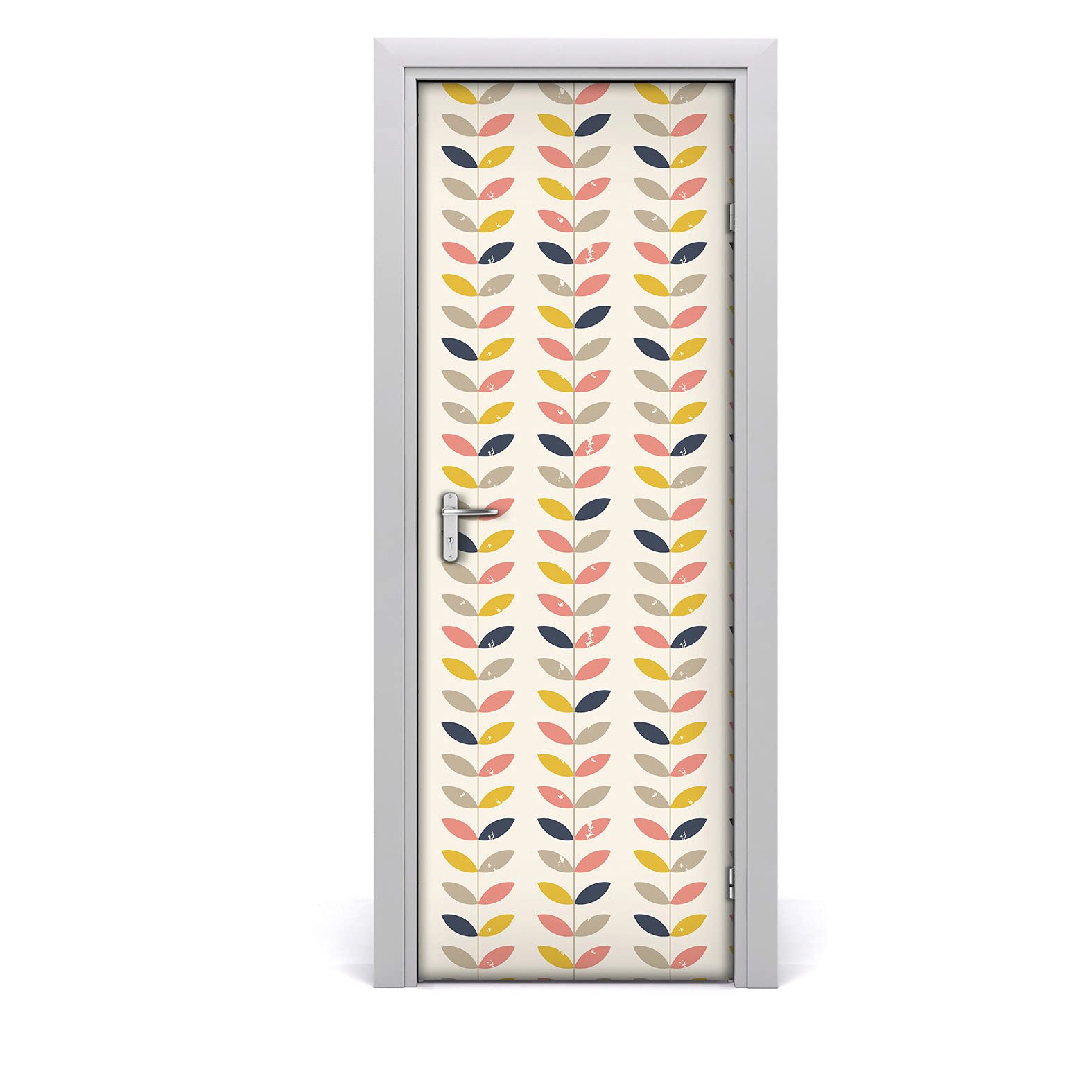Papier peint sur la porte mural imperméable 85x200cm déco lavable Twigsorange