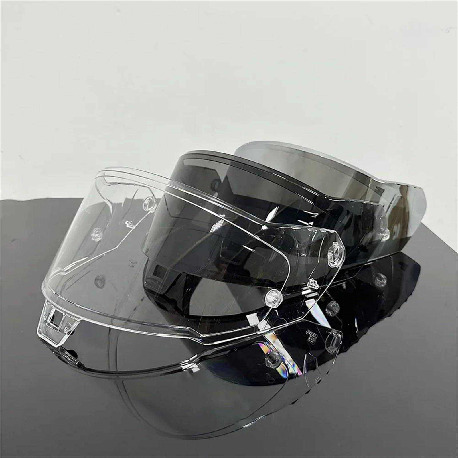 Visera para casco de moto Reemplazo de lente PC for visera casco motocicleta(Color 1)