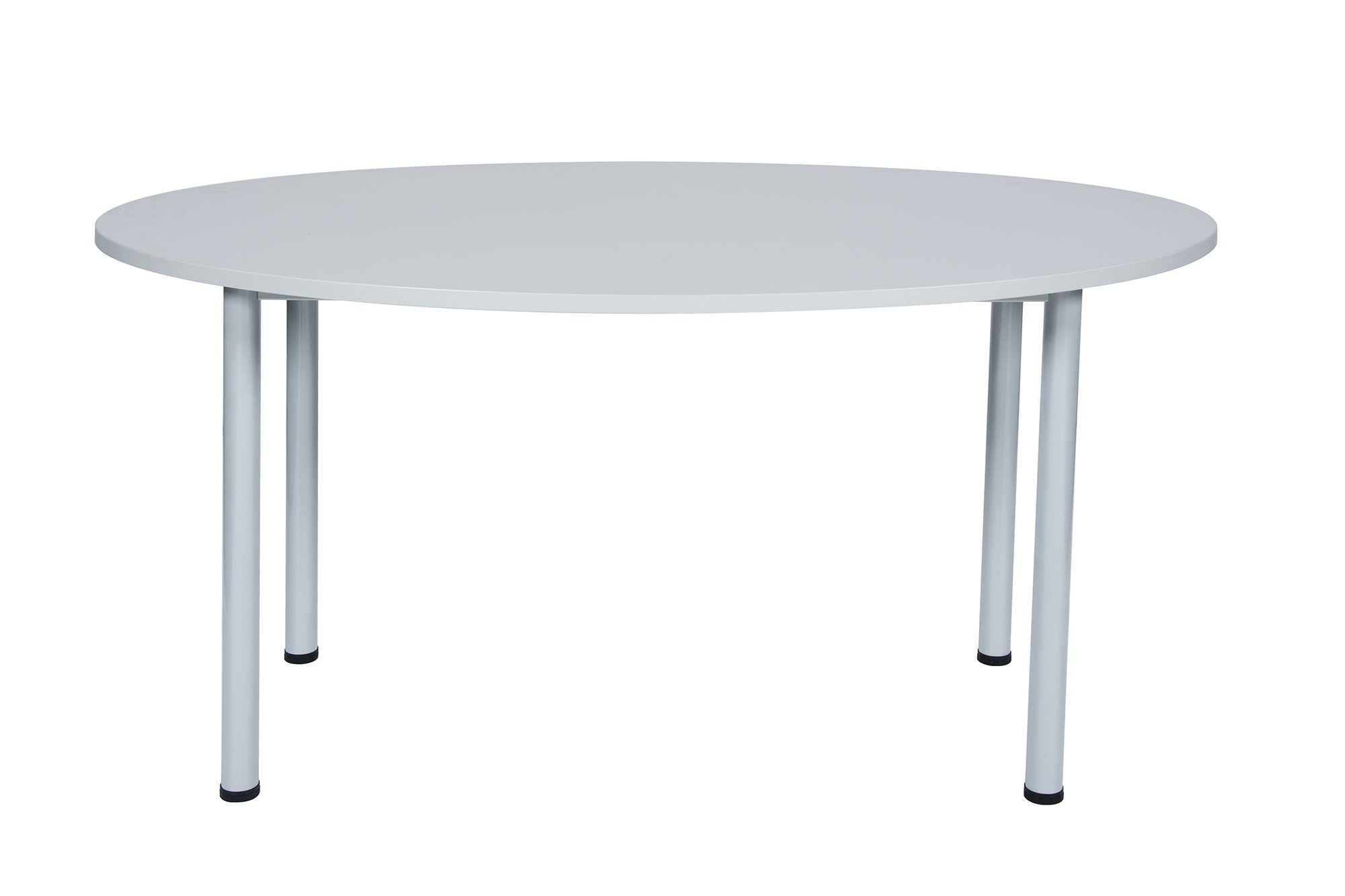 Besprechungstisch Schreibtisch Konferenztisch Oval Tisch Büromöbel Schreibtische (Lichtgrau, 170 x 110)