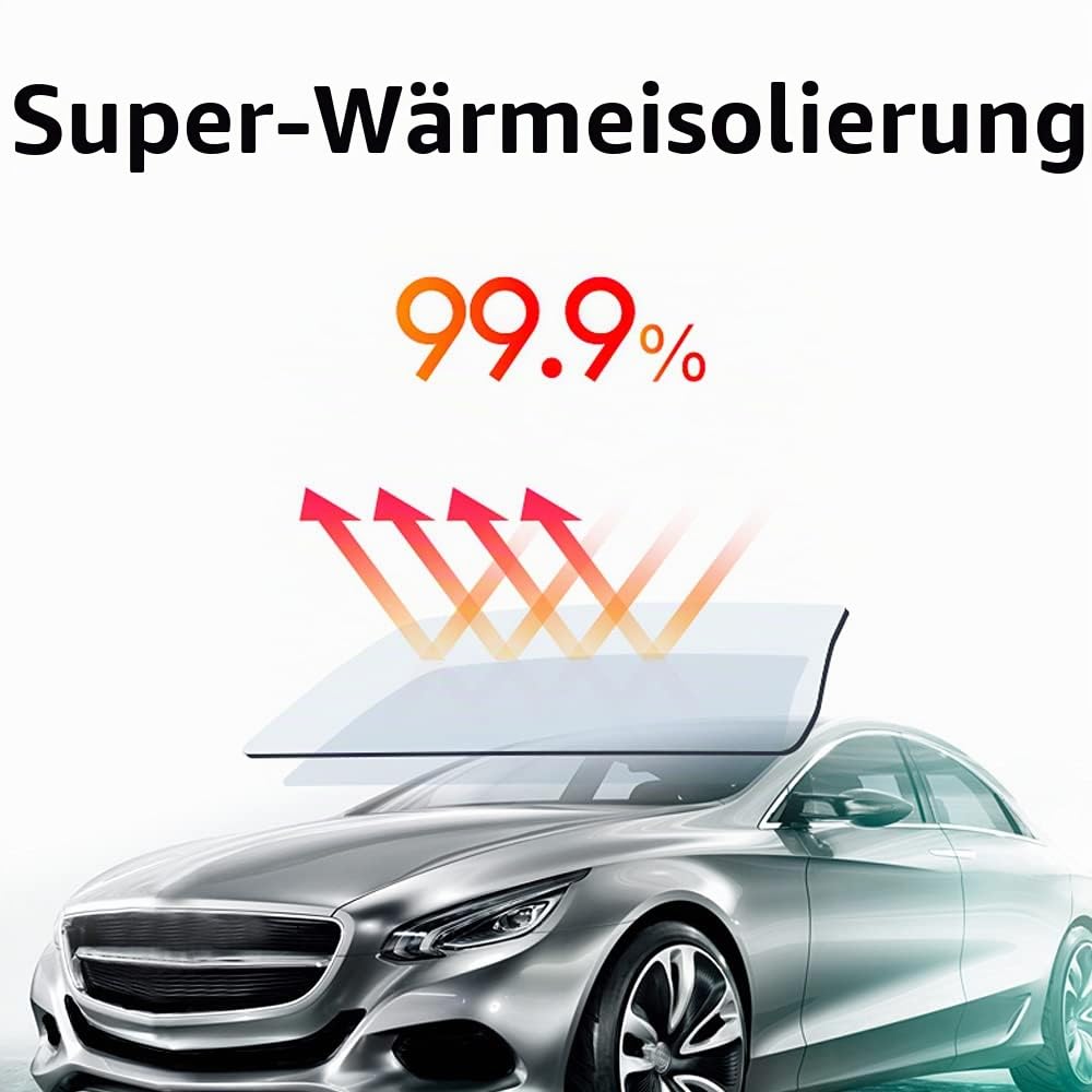 ETOPARS 76cm x 3m 5% VLT Auto scheibentönungsfolie Tönungsfolie Rolle Fensterfolie Sichtschutzfolie Scheibenfolie Sonnenschutzfolie Rauch