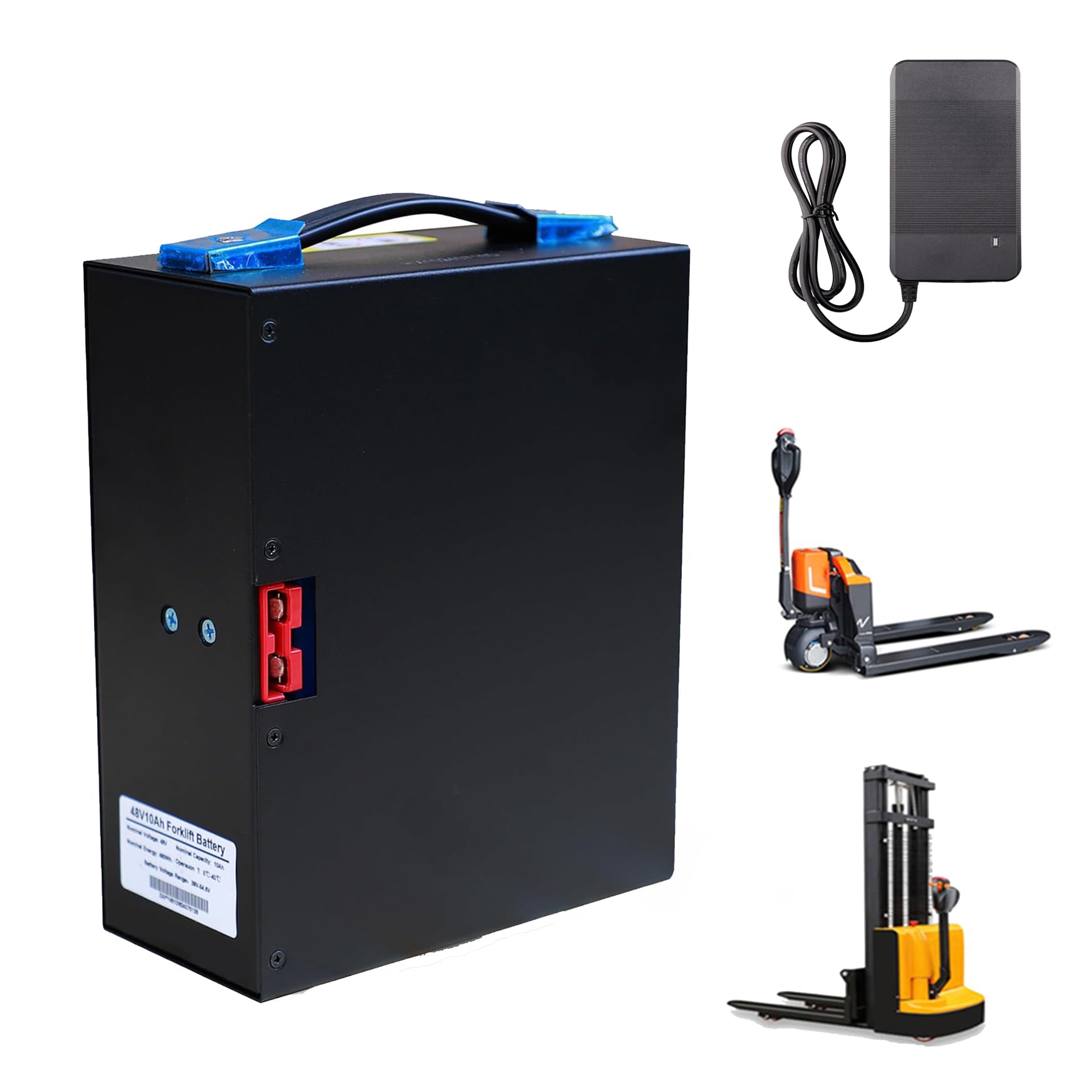 Batterie per transpallet da 48 V, batterie per carrelli elevatori elettrici da 48 V, 10 Ah, 15 Ah, 20 Ah, batterie per Camion di carico e Scarico con Spina Anderson