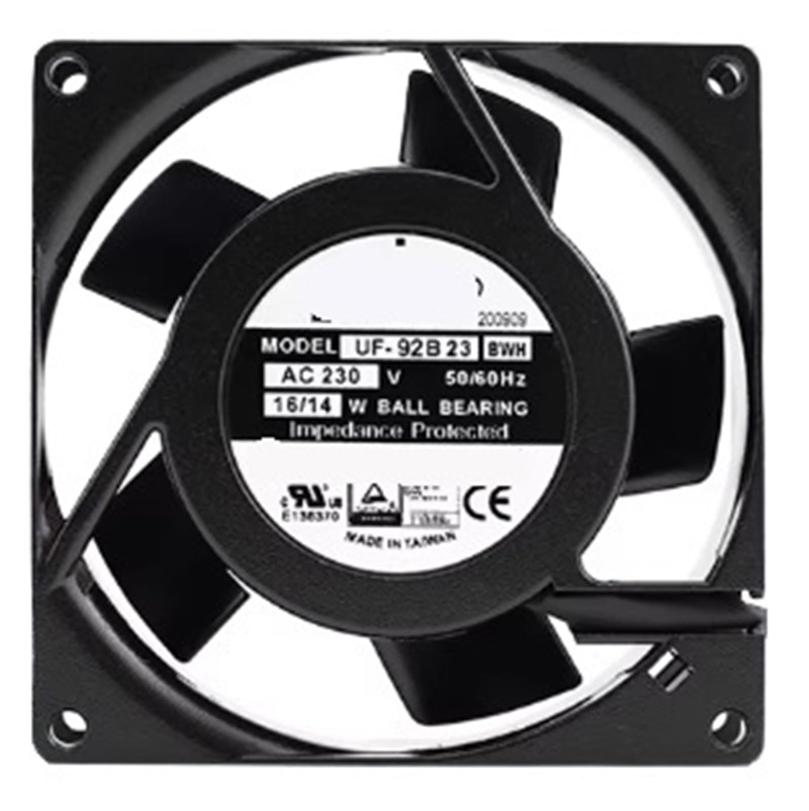 LZIKKGKI UF-92B23BWH ball bearing cooling fan