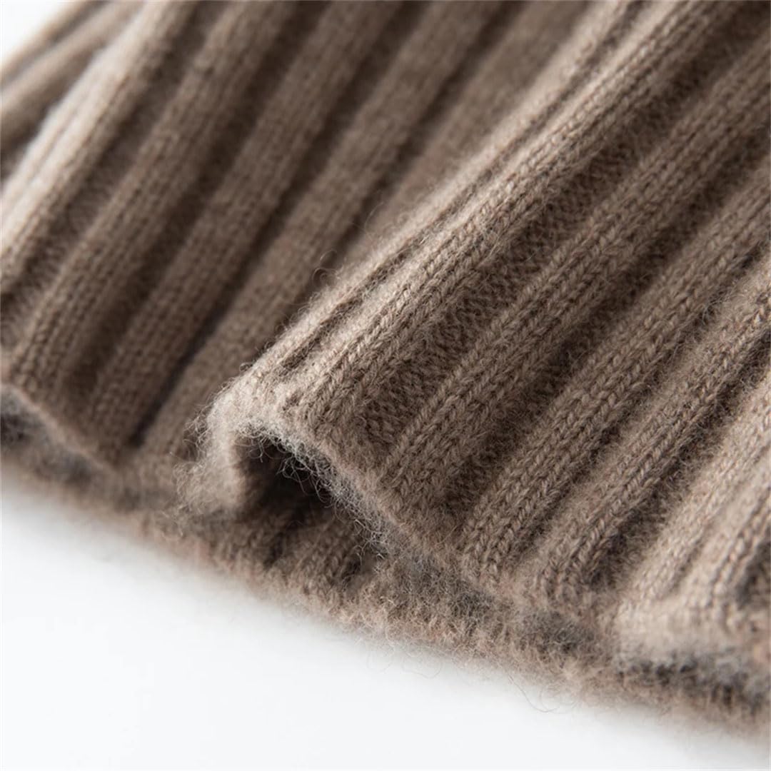 Damskie czapki zimowe na zewnątrz miękka utrzymująca ciepło czapka kaszmir dzianina jednolity kolor czapka beanie