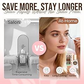 LASHVIEW Lash Cluster Glue Strong Hold, 3-4 Weeks Long-Lasting, Waterproof & Low Irritation, 2-3 Sec Drying Time, for Beginners & Professional Use(5ml)