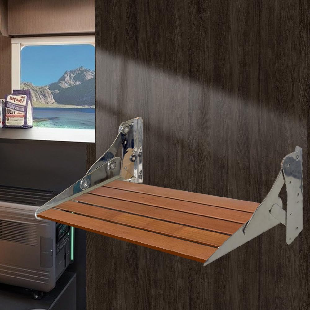 Made Ship Marine Hatch Hinge RV Accessories Yacht Hardware Heavy Duty Long Reach 316 Marine Grade Stainless Steel Hinges for Boat Benches Marine Sofas and More