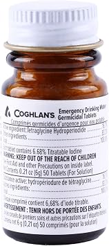Coghlans Drinking Water Germicidal Tablets