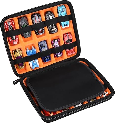 Miniatura 2 de Mchoi Hot Wheels - Estuche de almacenamiento para 20 autos, organizador de autos de juguete para tu caja de cerillas, solo funda