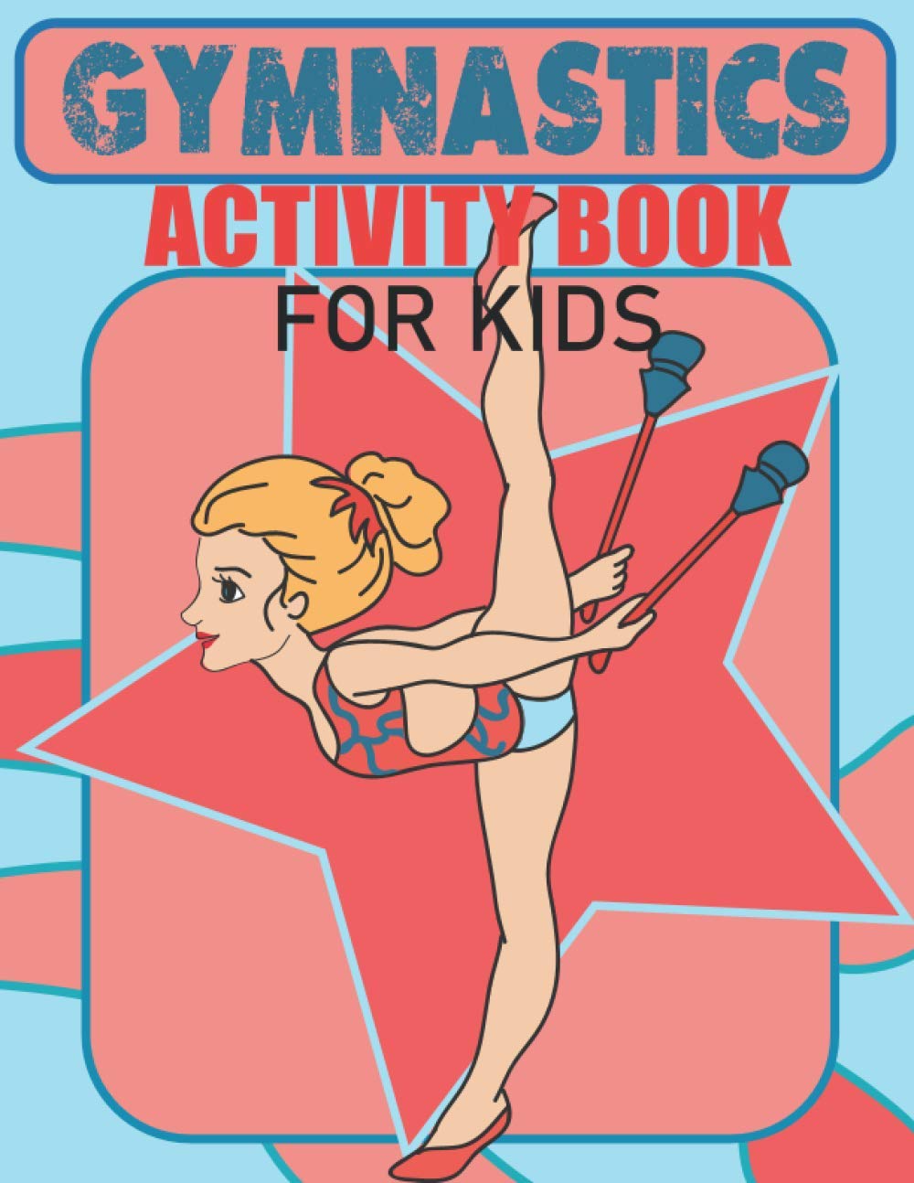 Gymnastics Activity Book For Kids Includes Mazes Word Search Dot ...