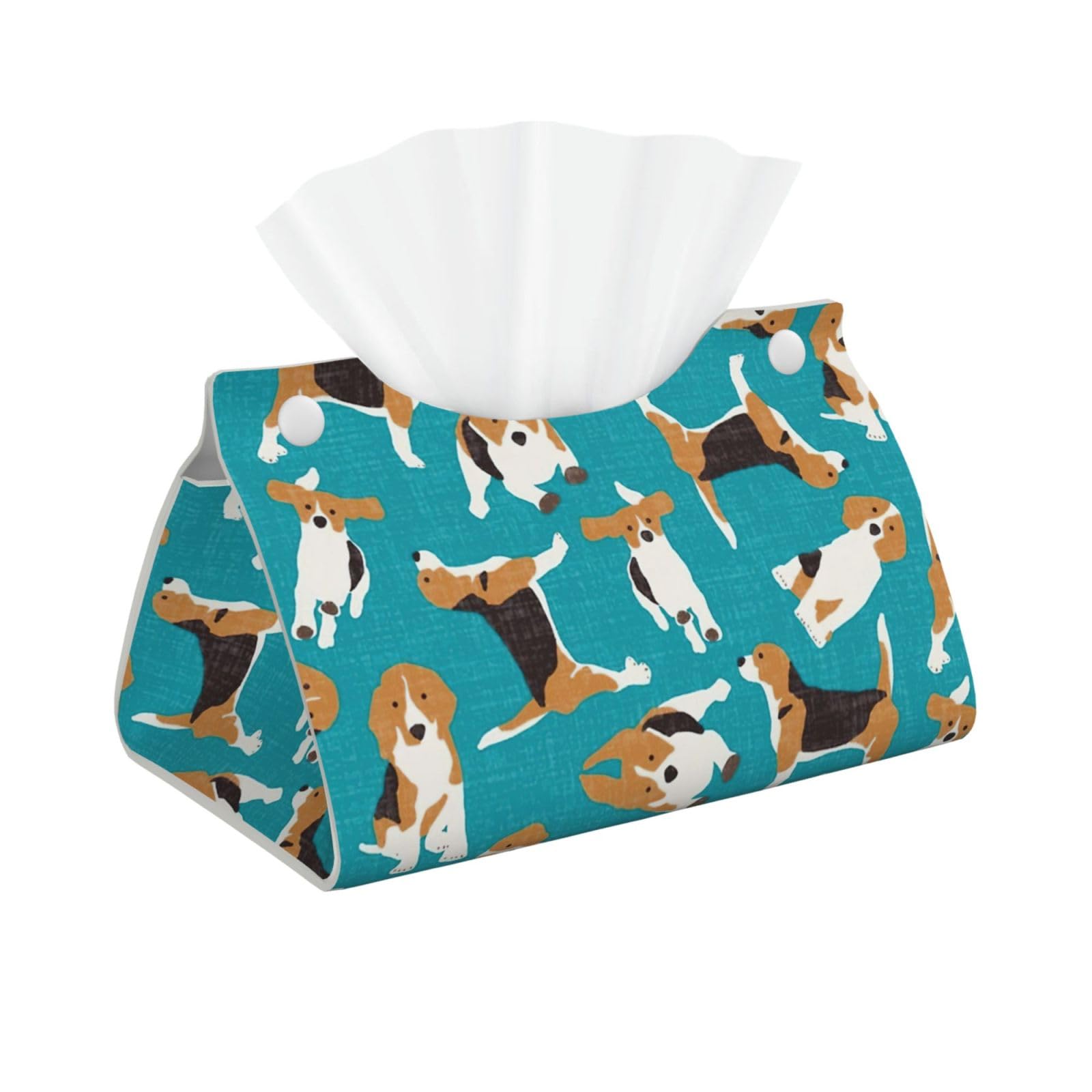 Dogs (2) Print Long Tissue Box Cover Tissue Dispenser Box For Living Room, Office, Car, Bathroom