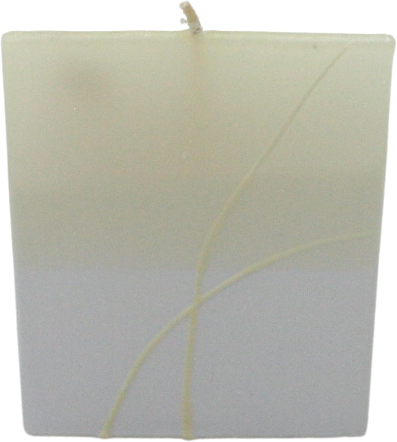 High-Quality Candle with Orchid/Orchid Candle/sail/White with Brown Blossom/L/W/H: Approx. 9 x 5 x 12 cm