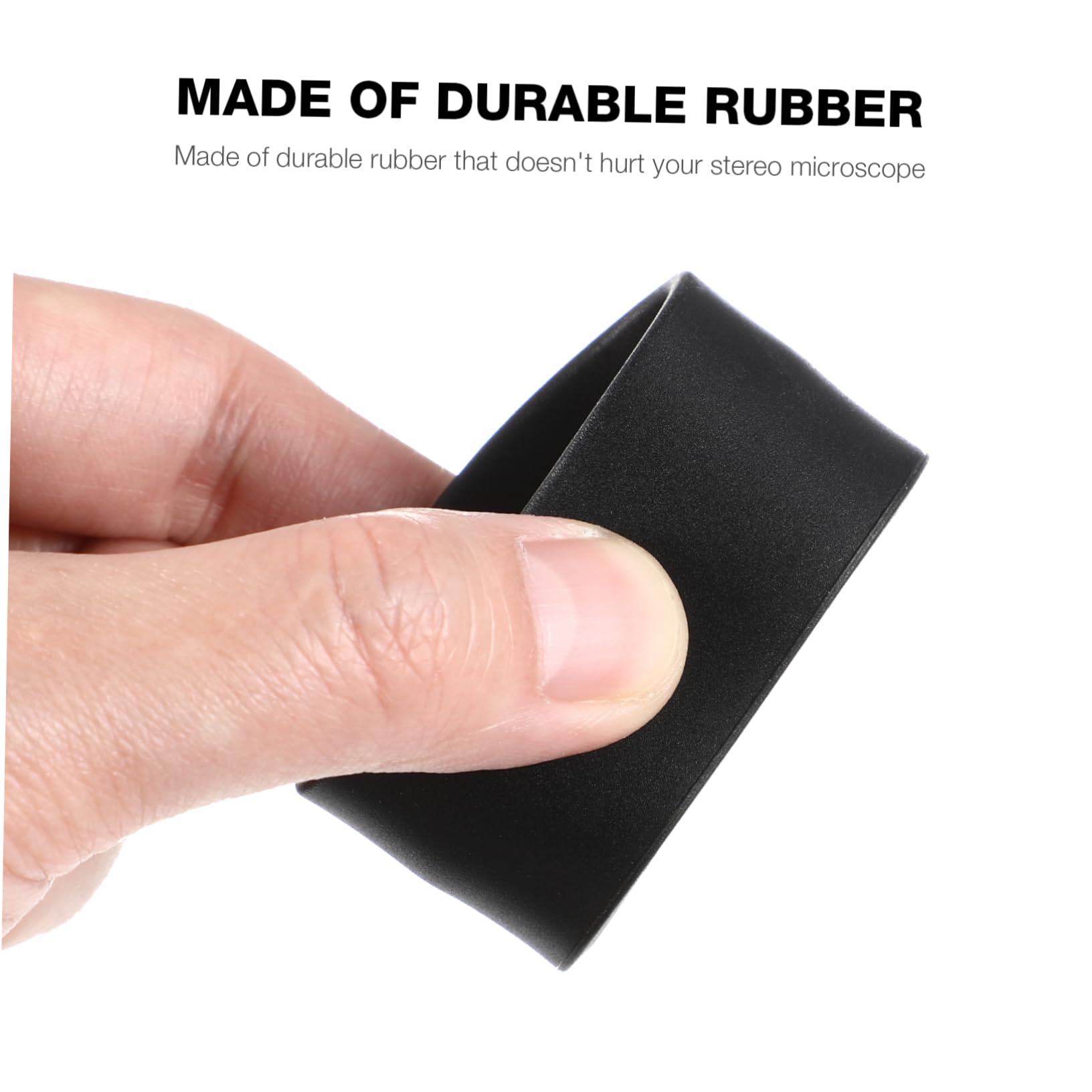 Garneck Rubber Microscope Cover 2pcs Eyepiece Shield Cups Diameter Eye Cup Guard for Lab and Education