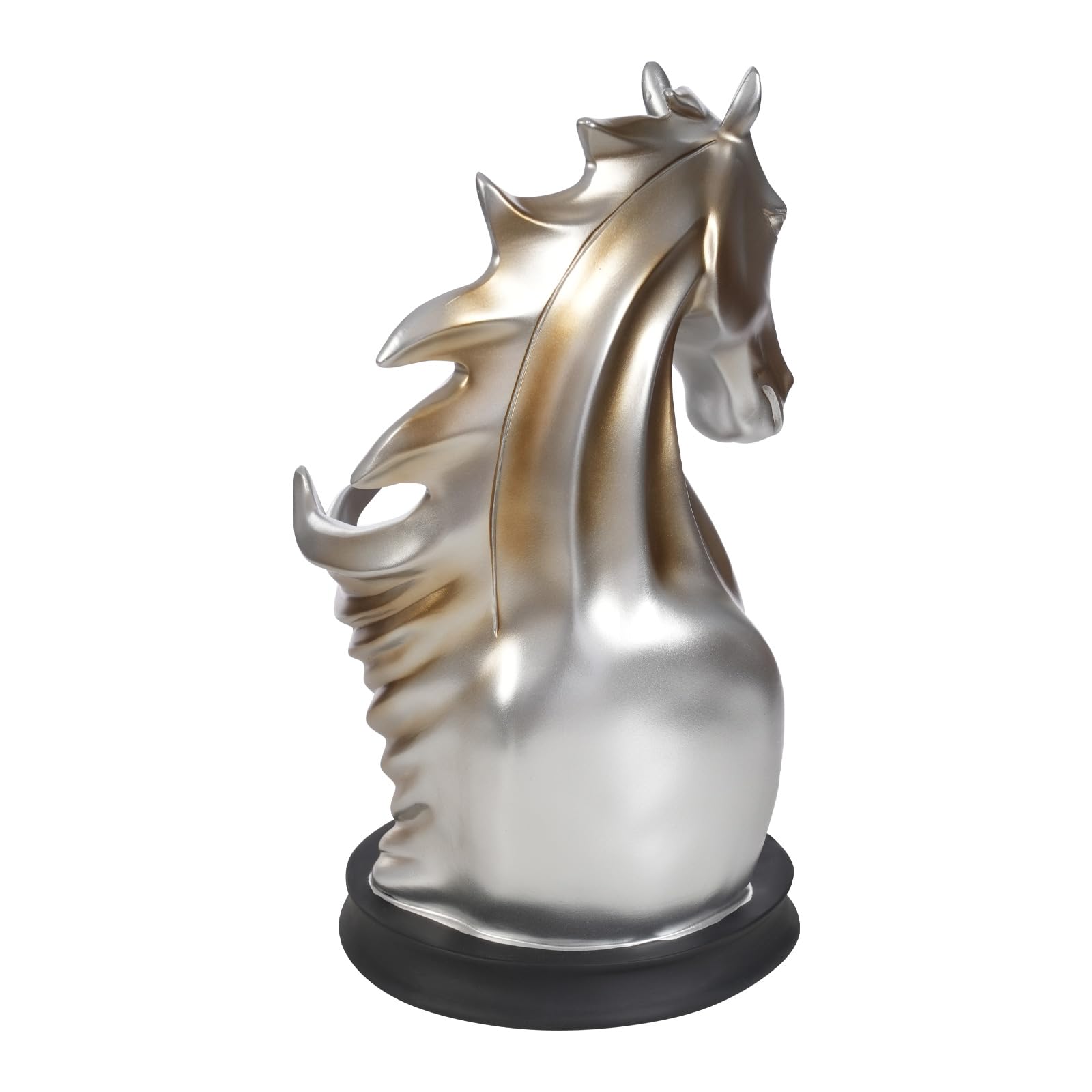Porte-bouteille de vin - Statue de cheval - Étagère à vin en résine - Étagère de stockage de vin - Sculpture de cheval - Support d'affichage multifonction pour chambre à coucher, salon, cuisine,