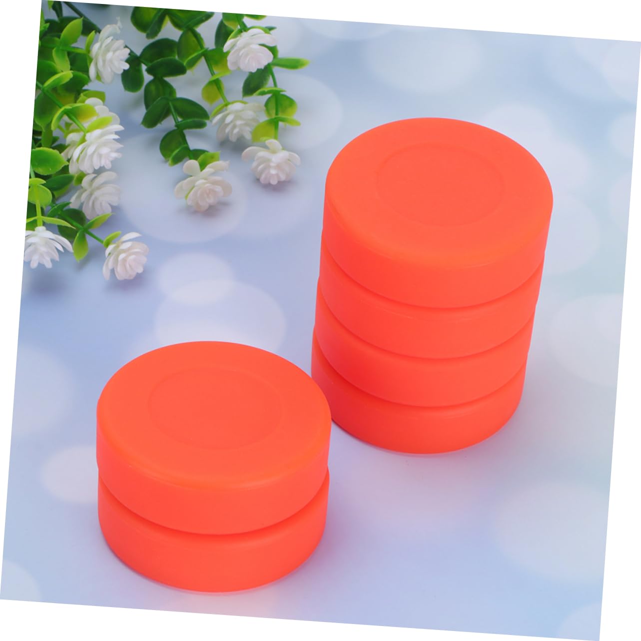 Happyyami 10piezas Accesorio De Hockey Discos De Goma Durables Adultos Estándar Internacional