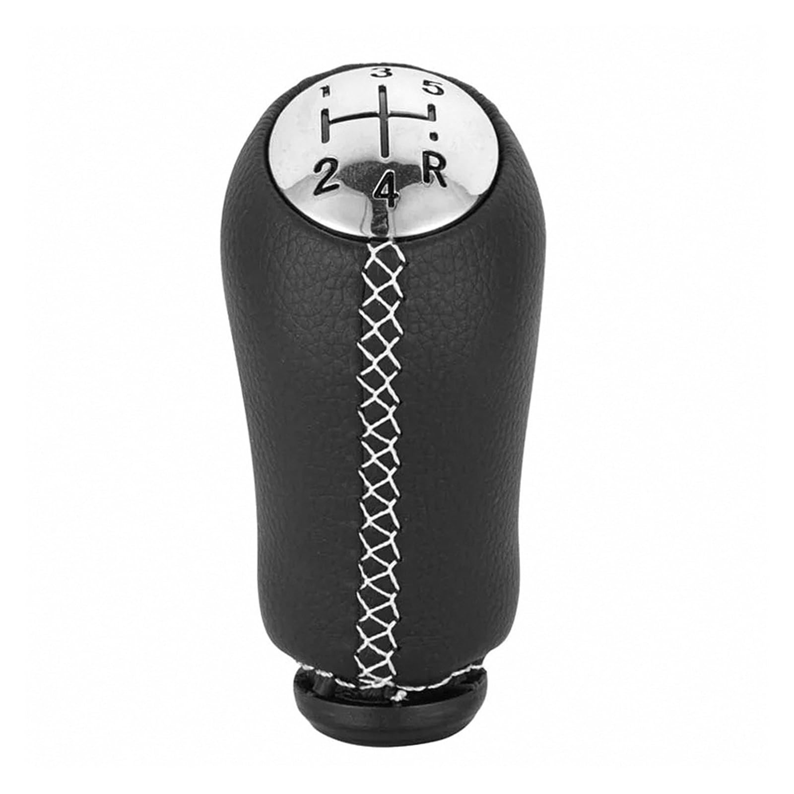 Htvtkrfgrl White Line Shift Lever Knob For Clio Black/White/Red Upgrade