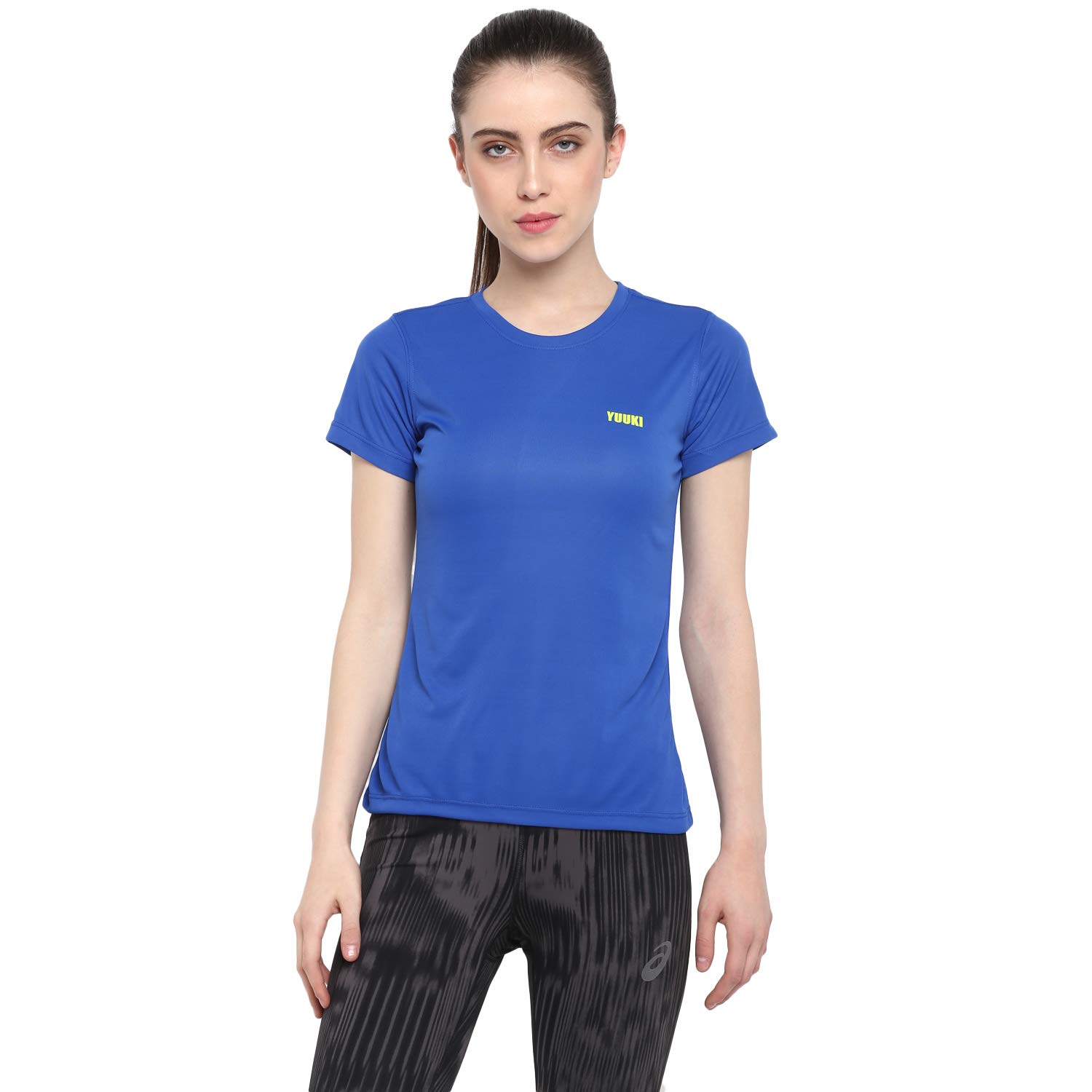Yuuki Women Sports Blue Wmn Rn Basic Tee