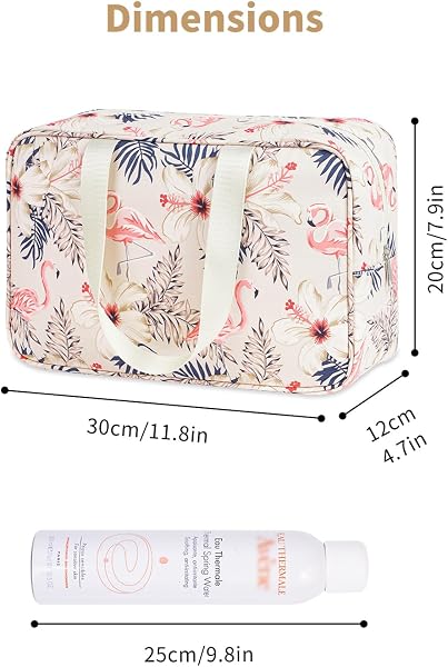 Narwey Trousse de Toilette Voyage Grande Trousse Maquillage Organisateur Accessoires Sac de Toilette Trousse Toilette Hommes Femmes - 4
