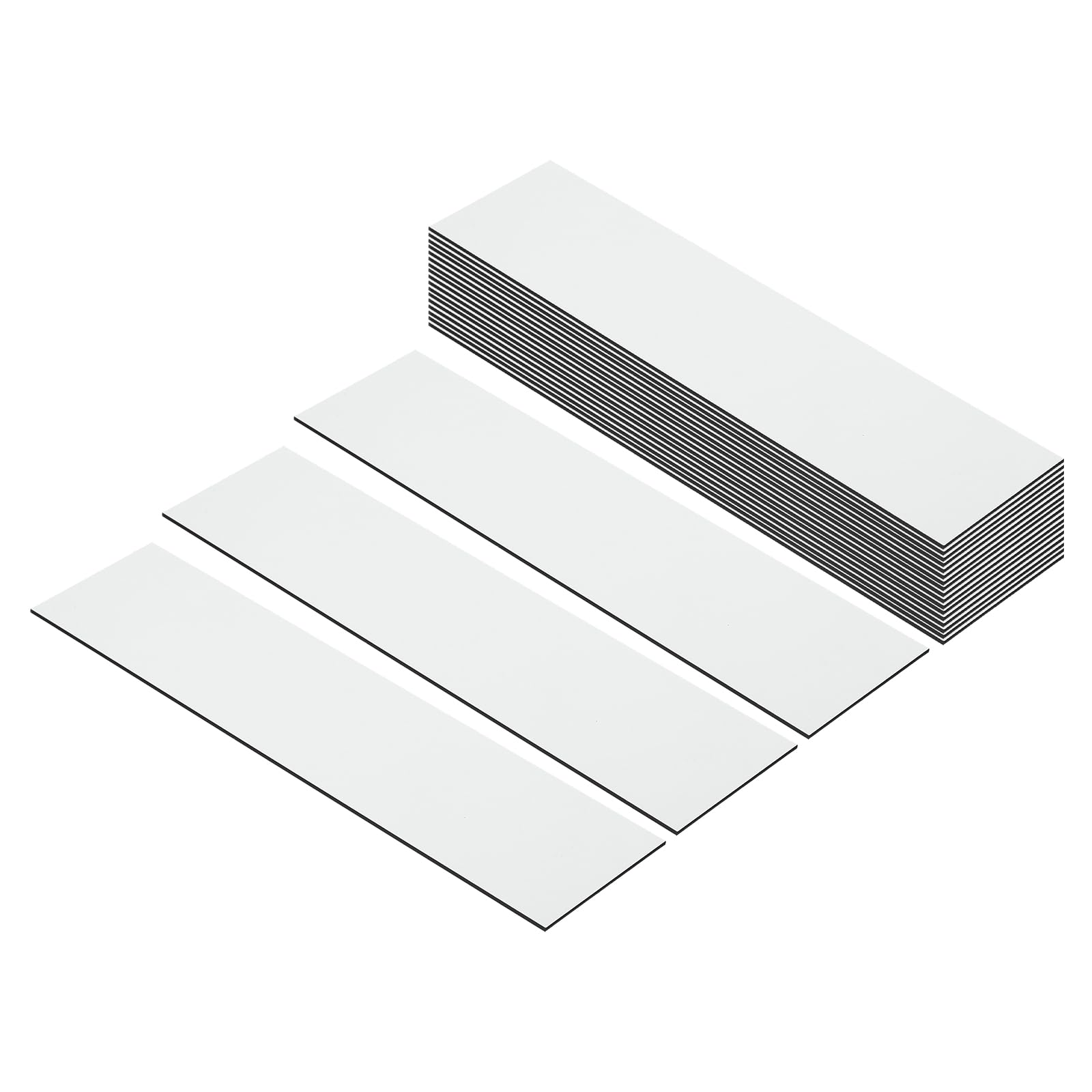 PATIKIL 8"x2" Blank Name Plates, 20 Pack Custom Engraved Name Plate Rectangle Laser Engraving Blanks for Personalized Nameplates Office Desk DIY