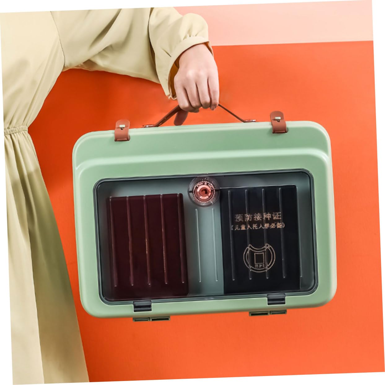 BESPORTBLE Organizer Portadocumenti Multifunzionale per Casa e Scuola Archiviazione per Certificati per Viaggi e Ufficio Multi Layer Resistente e Pratica per Id e Carte