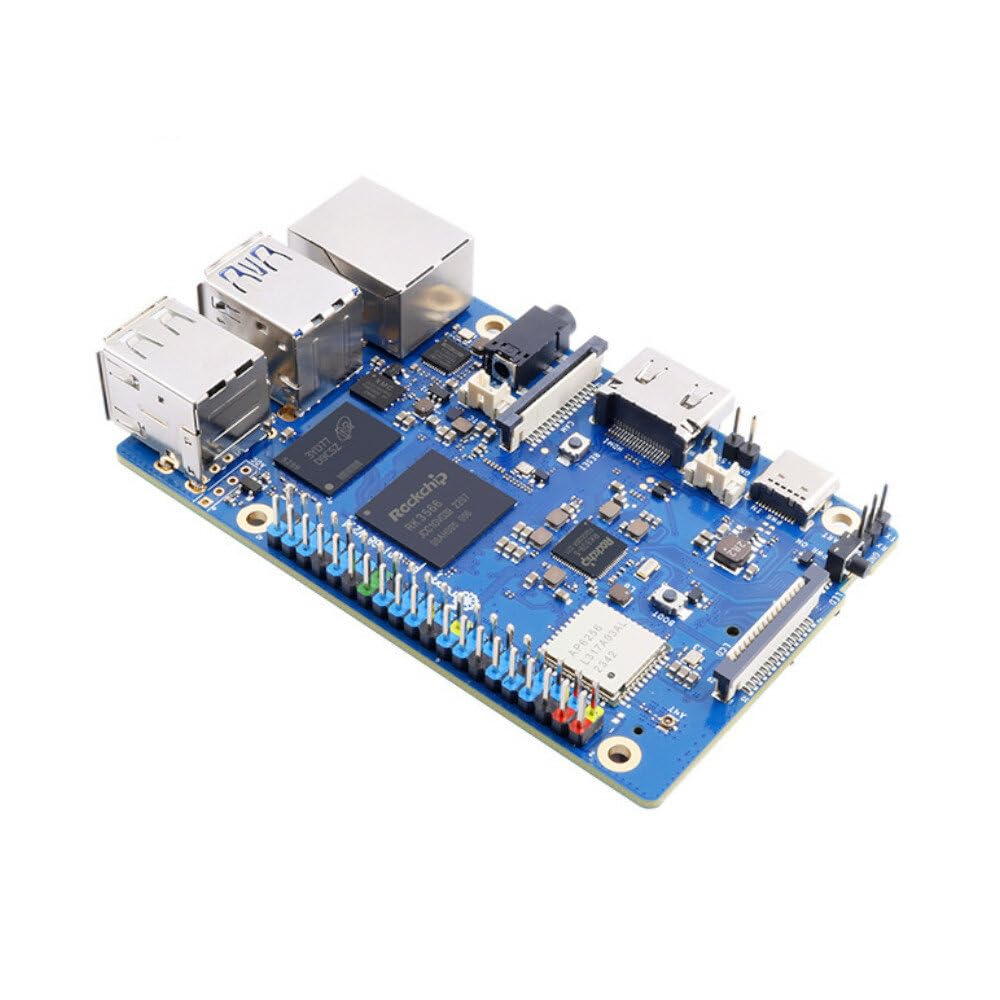 VIDOO Mini PC 3B RAM Rockchip RK3566 Quad-Core 64-bit WiFi BLE Gigabit SBC Single Board Android Linux-8GB RAM