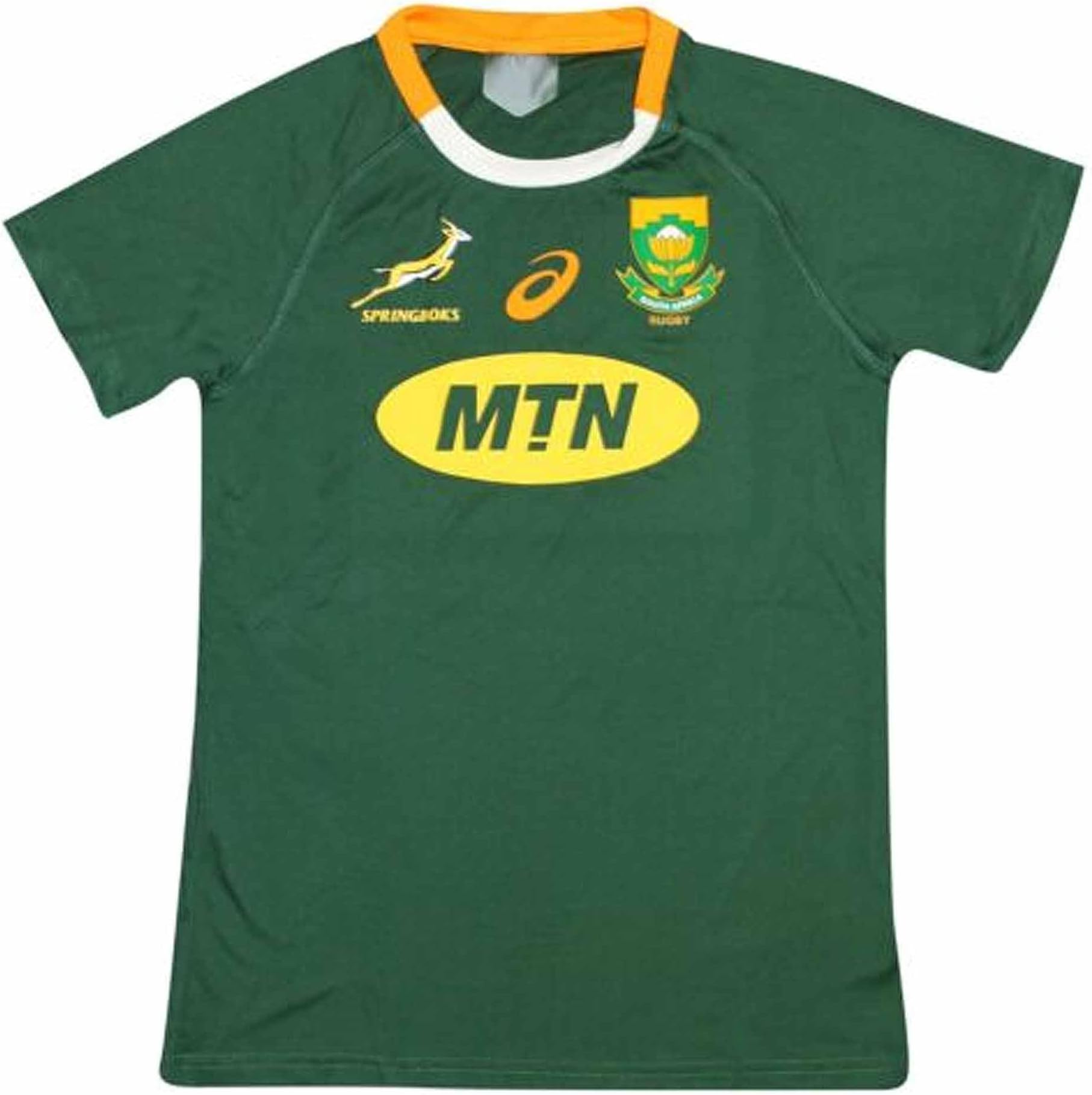 GIFTS 4 ALL Official Ladies South Africa Springboks Rugby Fans Replica Shirt, Ladies Springboks Shirt, Womens South Africa Rugby Shirt
