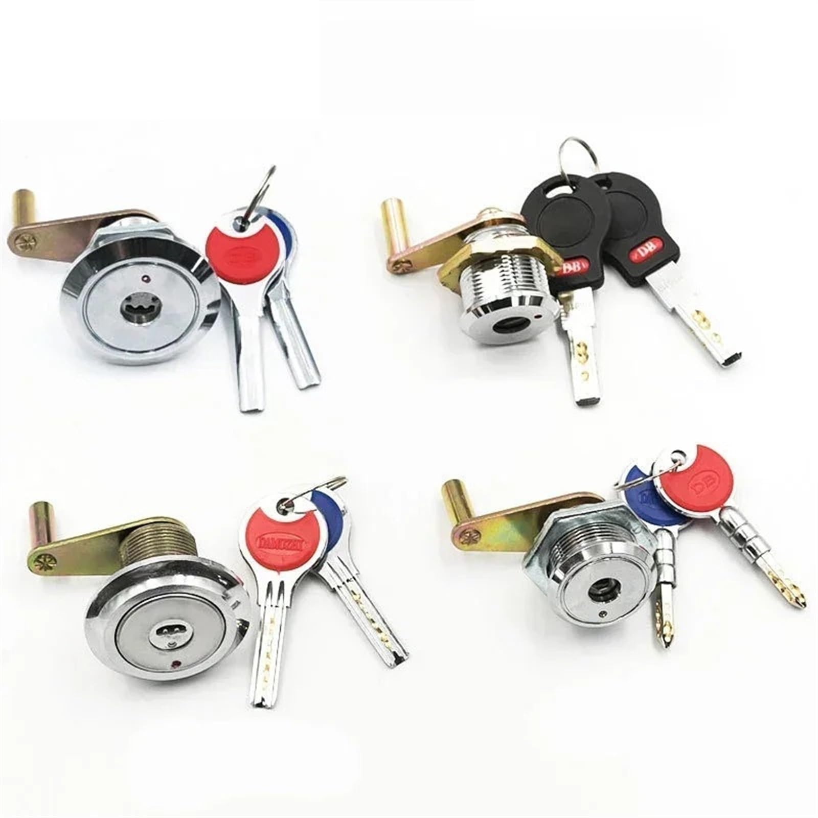 Serrure à came laiton pour armoire et coffre-fort Rarelock JA72 G1 cylindre 32mm